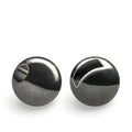 Tungsten slotted beads/black nickel 2.5 mm